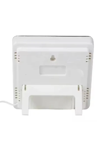 NACTUMU Bebek Odası İçin Dijital Masaüstü Termometre ve Nem Ölçer, Higrometre ve Saat Fonksiyonlu - Resim 4