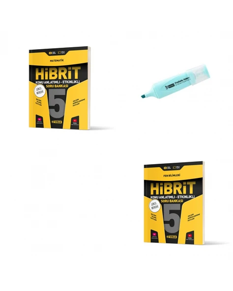 5.Sınıf HİBRİT Matematik Ve Fen Bilimleri Konu Anlatımlı Etkinlikli SB (Yeni Müfredat)