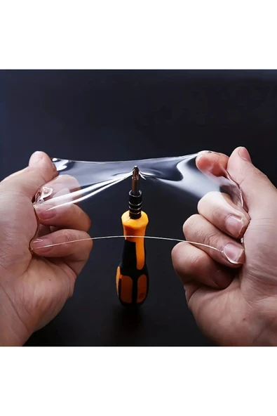 NACTUMU Çizilmeye Dayanıklı Şeffaf Araç Koruma Filmi Kapı, Tampon ve Bagaj için TPU Nano Film, Su Geçirmez - 4