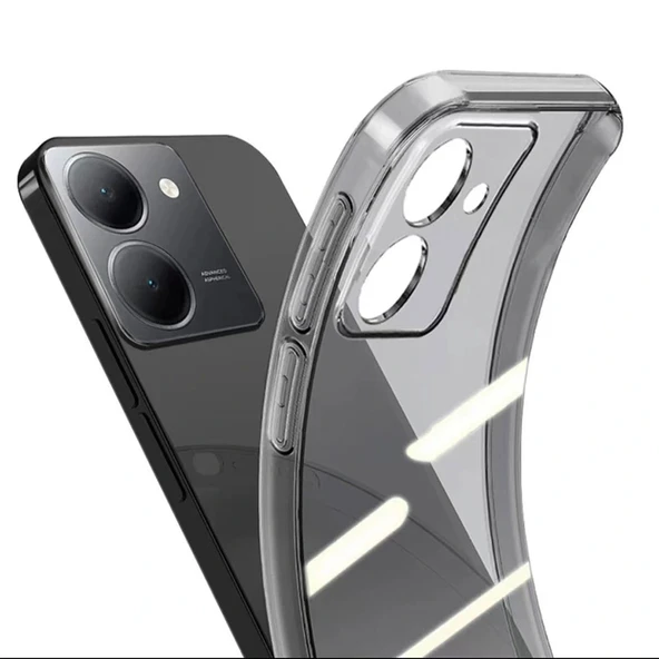 Vivo Y36 4G Kılıf Süper Silikon Kapak - Resim 4
