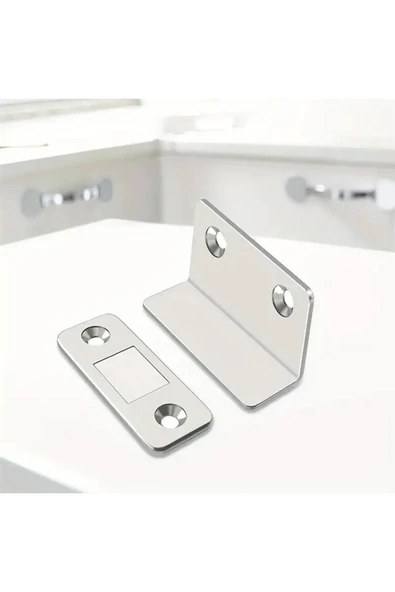 NACTUMU 2'li Güçlü Manyetik Dolap ve Çekmece Kapatıcı Seti - Çok Amaçlı, Dayanıklı ve Pratik Çözüm - 2