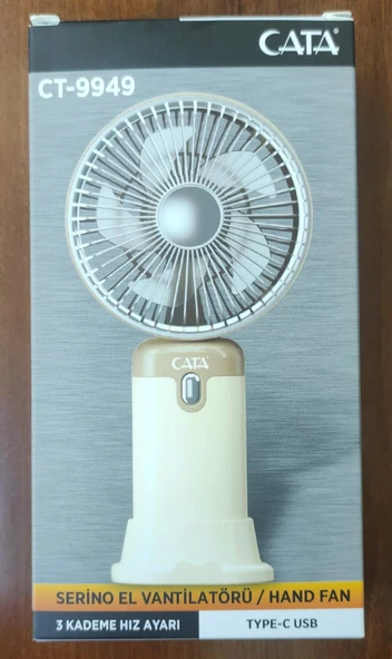 CATA CT-9949 Masa ve El Tipi Vantilatör - Resim 3