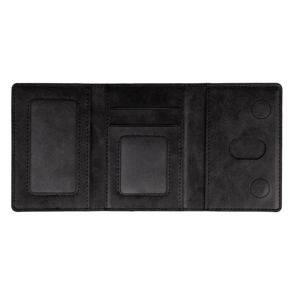 CRD-07 Yapışkan Bantlı 5 Hazneli Mıknatıslı Kartlık - Resim 2