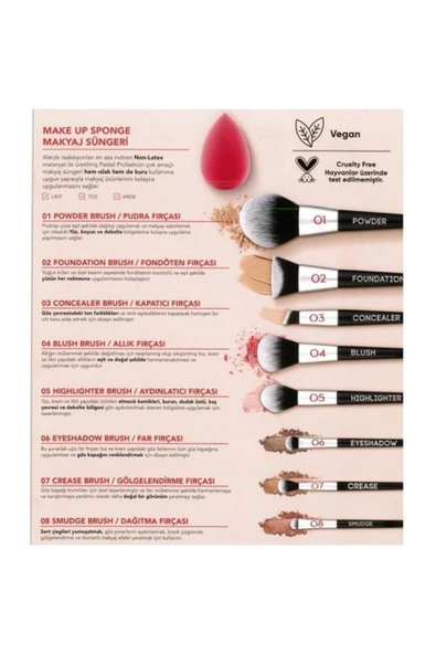 Pastel Make Up Sponge - Makyaj Süngeri - 4