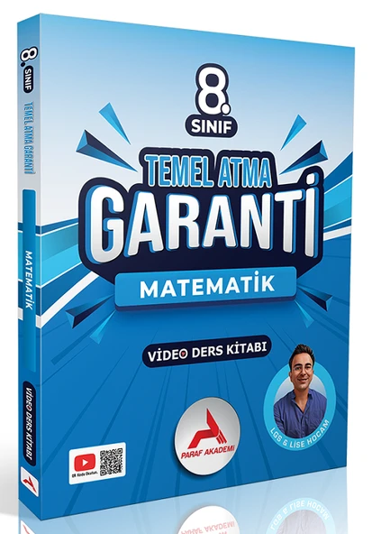 Paraf Akademi 8. Sınıf LGS Lise Hocam Matematik Temel Atma Garanti Video Ders Kitabı - Hasan Manduz Paraf Akademi Yayınları ürün görseli 1