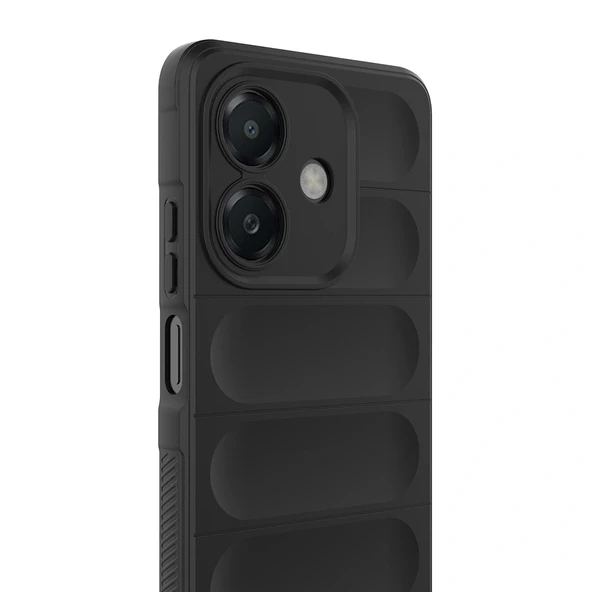 Oppo A3 Kılıf Esnek TPU Oyuklu Arka Yüzey Tasarımlı Etnik Silikon Kapak - Resim 2