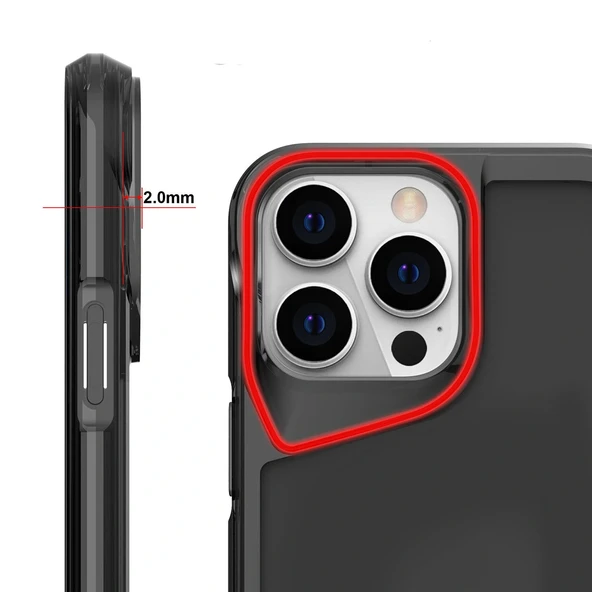 iPhone 15 Pro Kılıf T-Max Kapak - Resim 2