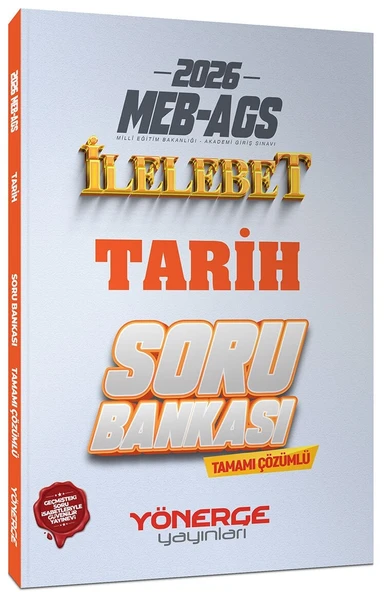 Yönerge 2026 MEB-AGS Tarih İlelebet Soru Bankası Çözümlü Yönerge Yayınları ürün görseli