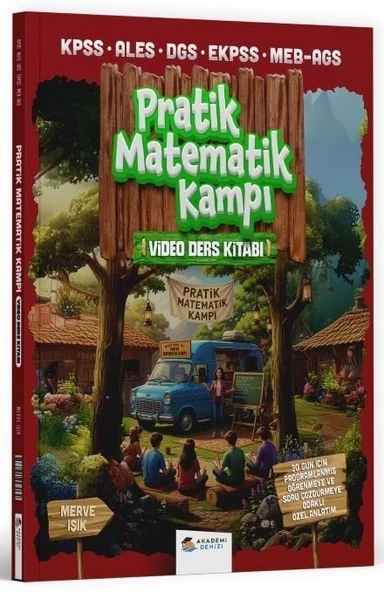 Akademi Denizi KPSS MEB-AGS ALES DGS EKPSS Pratik Matematik Kampı Video Ders Kitabı - Merve Işık Akademi Denizi ürün görseli 1