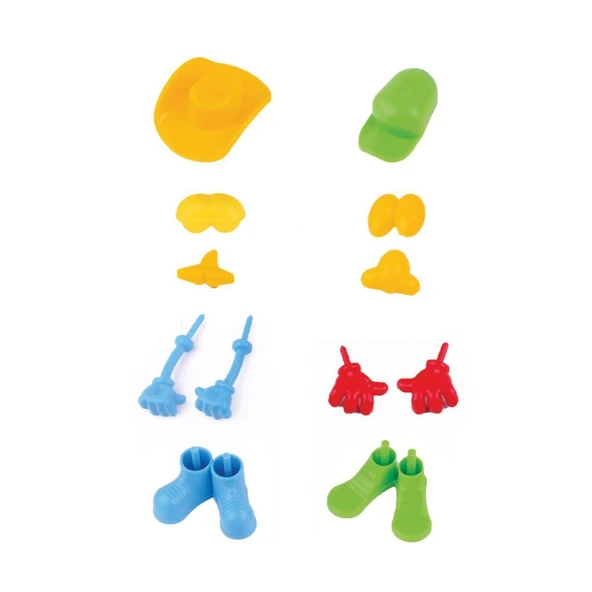 03576 İNSAN FİGÜRÜ SETİ OYUN HAMURU 150 GR. - Resim 2