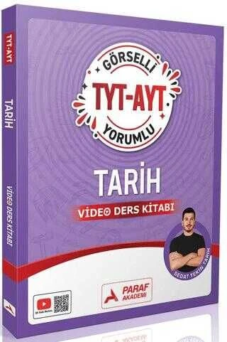 Paraf Akademi YKS TYT AYT Sedat Tekin Tarih Görselli Yorumlu Video Ders Kitabı - Sedat Tekin Paraf Akademi Yayınları ürün görseli 1