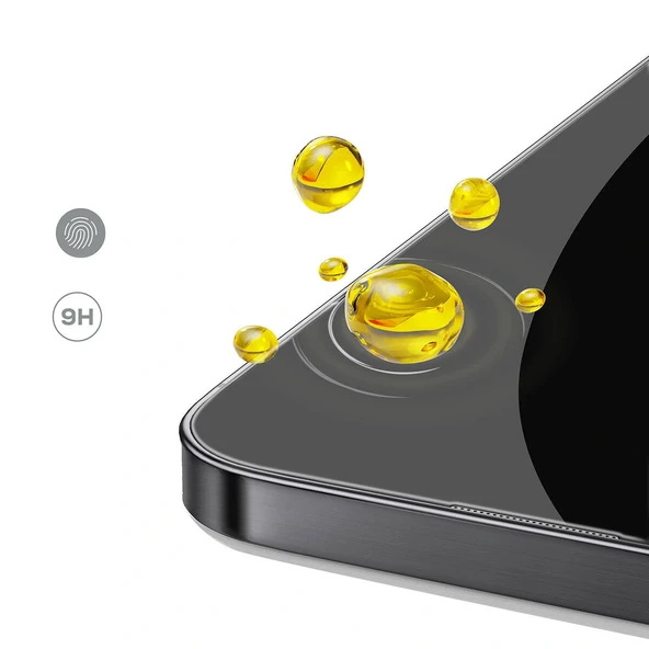 iPhone 15 Rika Premium Privacy Temperli Cam Ekran Koruyucu - Resim 3