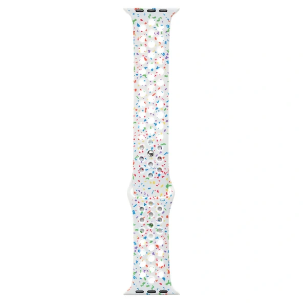 Watch 42mm Kordon Yeni Seri 2023 Uyumlu-02 Silikon Strap Kayış - Resim 8