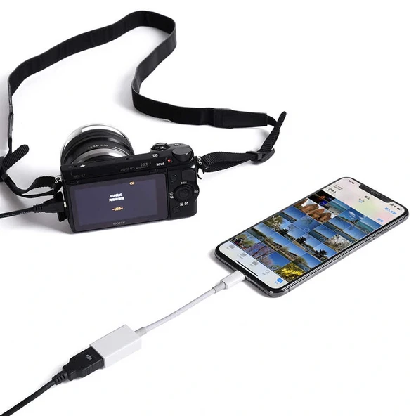 JH-0514 Lightning To Usb Kamera Bağlantı Adaptörü - Resim 3