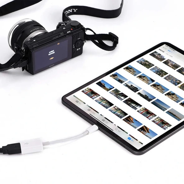 JH-0514 Lightning To Usb Kamera Bağlantı Adaptörü - Resim 4
