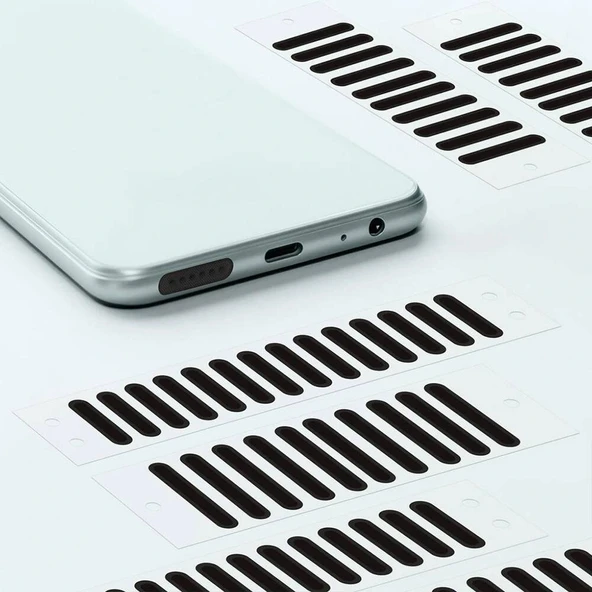 Telefon Ahize ve Hoparlör Toz Önleyici Sticker 20'li Set - Resim 4