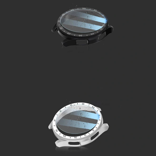 Samsung Watch 6 Classic 43mm Sert PC Kasa ve Ekran Koruyucu Sport Watch Gard 29 - Resim 6