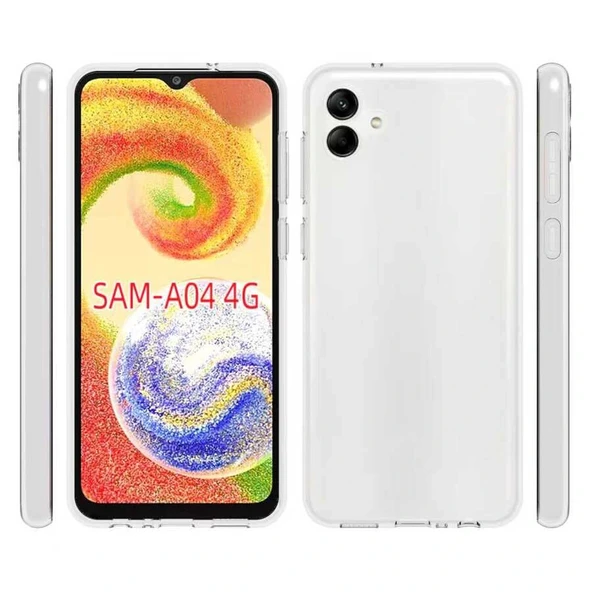 Samsung A04 Kılıf Süper Silikon Kapak - Resim 4
