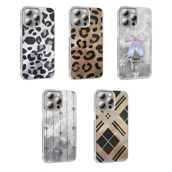 iPhone 15 Pro Kılıf Desenli Mep Kapak - Resim 12