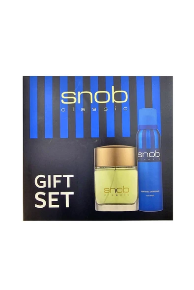 Snob Classic Edt+Deo Hediyeli Set 100 ml. + 150 ml.