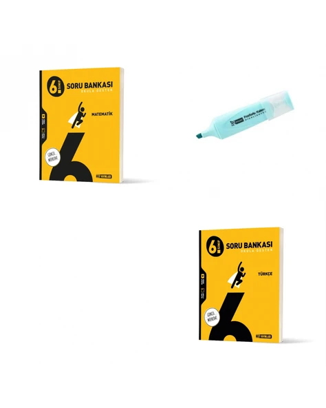 6.Sınıf Matematik Ve Türkçe Soru Bankası (Yeni Müfredat)