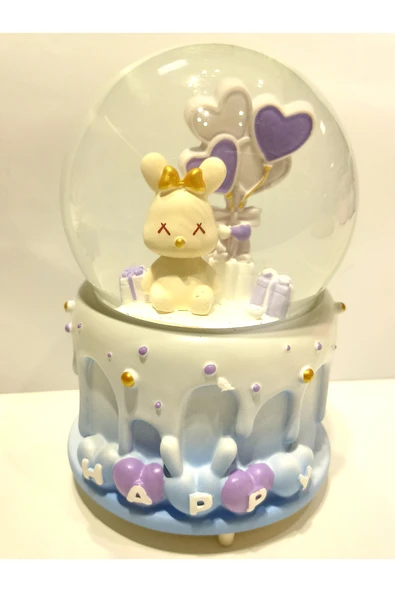 Monalisa Home 15x10 Lüks Renkli Figürlü Gösterişli Kar Küre ürün görseli 1