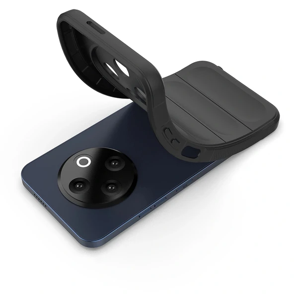 Tecno Spark 30C 4G Kılıf Esnek TPU Oyuklu Arka Yüzey Tasarımlı Etnik Silikon Kapak - Resim 2