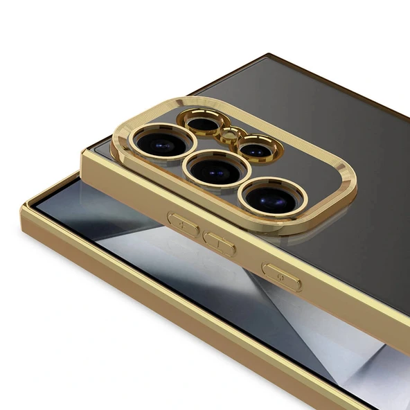 Samsung S24 Ultra Kılıf Kamera Korumalı Logo Gösteren Omega Kapak - Resim 8