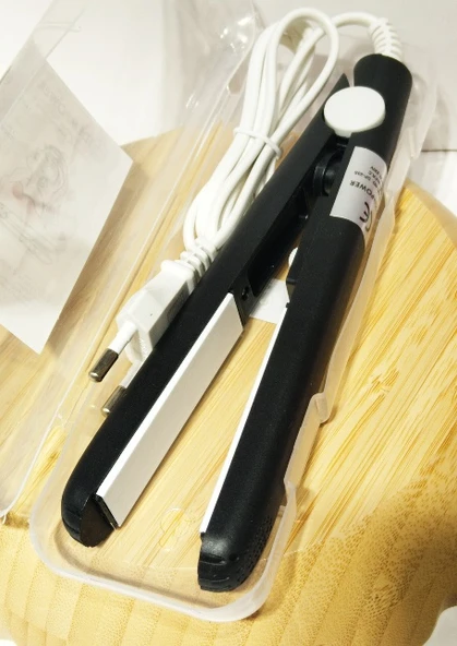 Monalisa Home 17 cm Uzunlukta Siyah Renk Seyahat Boy Düzleştirici ürün görseli 1