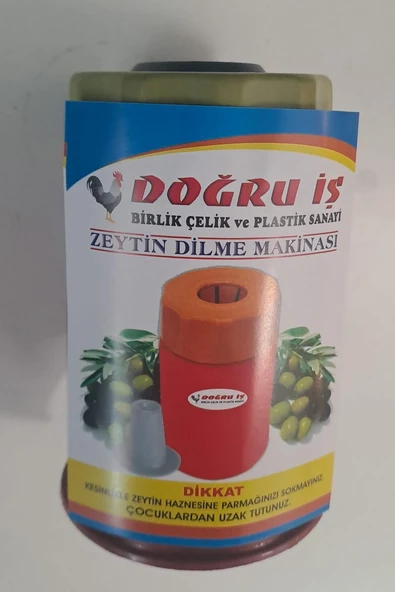 DOĞRU İŞ ZEYTİN ÇİZME - ZEYTİN DİLME MAKİNASI ( 3 BIÇAKLI ) ürün görseli 1