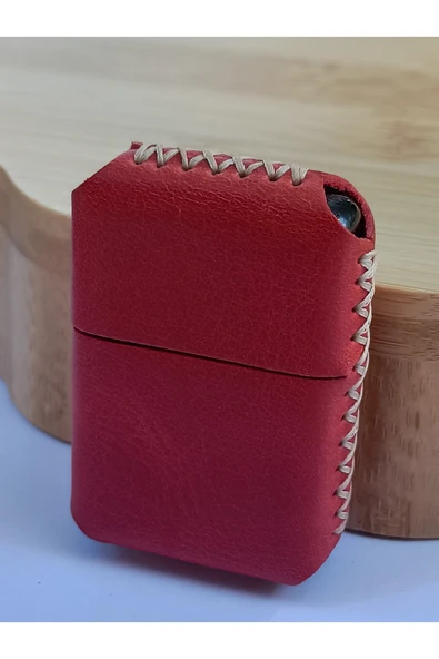 Monalisa Home Renkli Gerçek Deri Kılıflı Özel Tasarım Benzinli Çakmak - 2