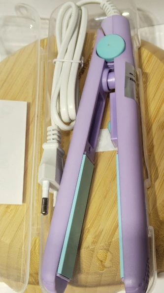 Monalisa Home 17 cm Uzunlukta Mor Renk Seyahat Boy Düzleştirici ürün görseli 1