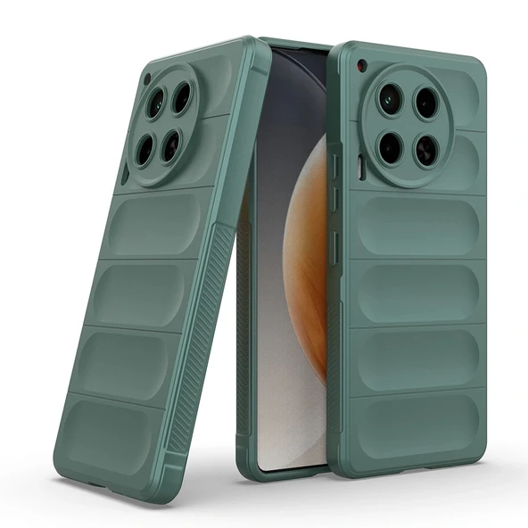 Tecno Spark 30 4G Kılıf Esnek TPU Oyuklu Arka Yüzey Tasarımlı Etnik Silikon Kapak - Resim 9