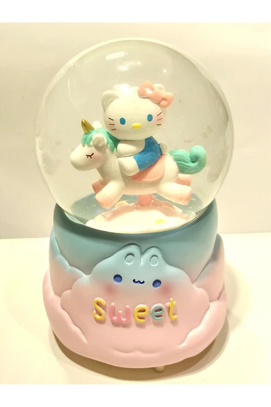 Monalisa Home 15x10 Lüks Renkli Figürlü Gösterişli Kar Küre ürün görseli 1