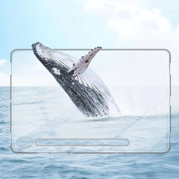 Samsung Tab S9 FE Kılıf Tablet Süper Silikon Kapak - Resim 9
