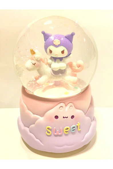 Monalisa Home 15x10 Lüks Renkli Figürlü Gösterişli Kar Küre ürün görseli 1