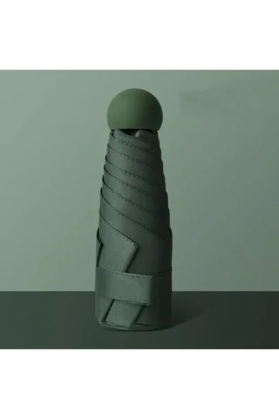 Monalisa Home  Yeşil Renk Katlanır Çanta İçi Lüks Şemsiye ürün görseli