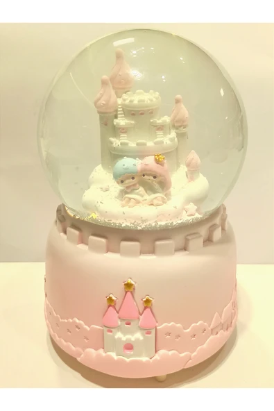 Monalisa Home 15x10 Lüks Renkli Figürlü Gösterişli Kar Küre ürün görseli