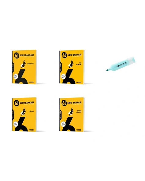 6.Sınıf Matematik Fen Bilimleri Türkçe Ve Sosyal Soru Bankası (Yeni Müfredat)