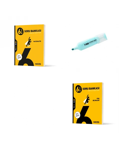6.Sınıf Matematik Ve Fen Bilimleri Soru Bankası (Yeni Müfredat) ürün görseli 1