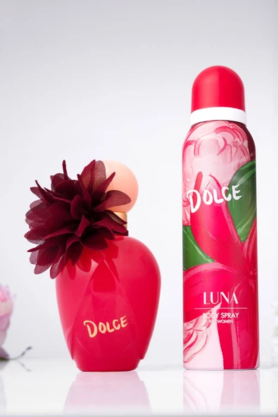 Dolce Luna EDT & Body Spray For Women Hediyeli Set 100 ml. + 150 ml.