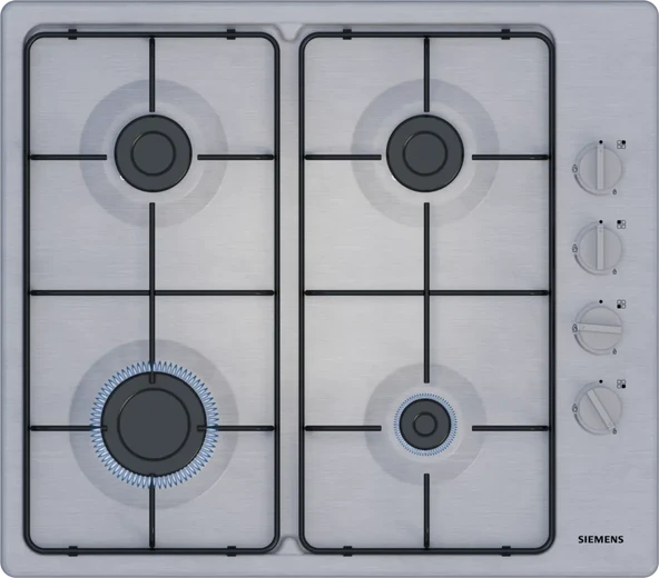 SİEMENS EB6C5PK80O iQ100 Gazlı Ocak 60 cm Paslanmaz çelik ürün görseli 1