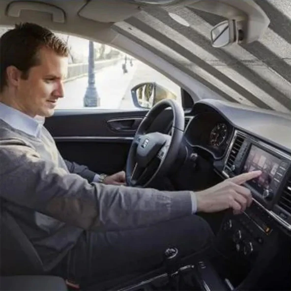 GV HOME® 120*55 cm Ambalajlı Vantuzlu Araç İçi Ön Cam Perdesi Katlanabilir Güneşlik - 4