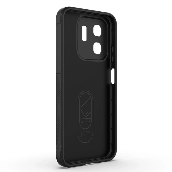 İnfinix Hot 50i 4G Kılıf Esnek TPU Oyuklu Arka Yüzey Tasarımlı Etnik Silikon Kapak - Resim 10