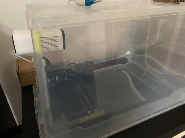 Neje Master 2 Lazer Gravür İçin Hava Temizleyici Standı Plastik Aparat - 5