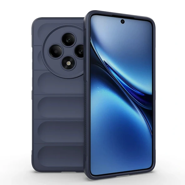 Oppo Reno 11FS Kılıf Esnek TPU Oyuklu Arka Yüzey Tasarımlı Etnik Silikon Kapak ürün görseli