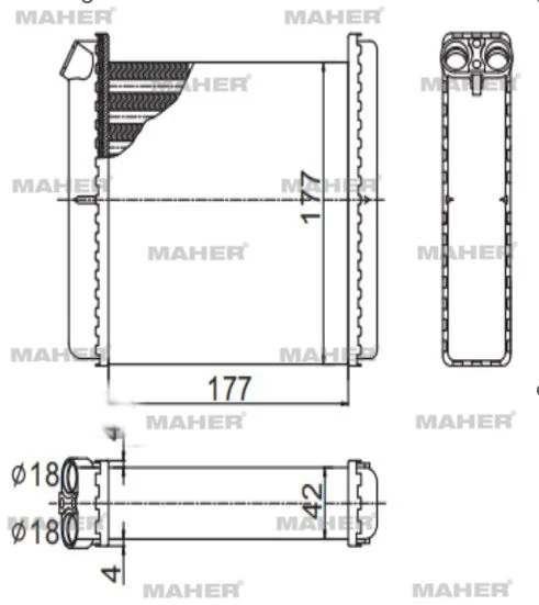 RADYATÖR KALORİFER VECTRA A 1988-1996 MEKANİK 1843106 - Resim 2