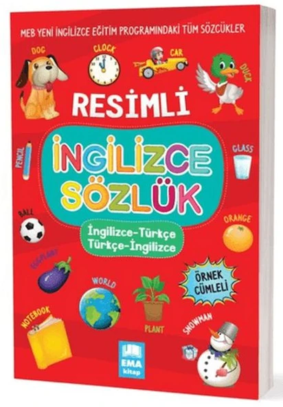 Resimli İngilizce - Türkçe Türkçe İngilizce Sözlük Örnek Cümleli ürün görseli 1