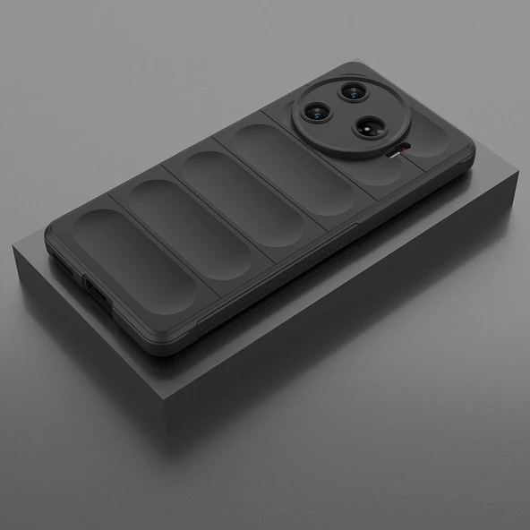 Tecno Spark 30 Pro Kılıf Esnek TPU Oyuklu Arka Yüzey Tasarımlı Etnik Silikon Kapak - Resim 5