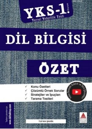Delta Kültür TYT Dil Bilgisi Özet YKS 1. Oturum (Yeni) ürün görseli 1